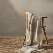 Weave Home Havelock Throw Blanket - Natural | NZ Made gallery detail image