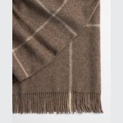 Weave Home Ranfurly Throw - Oak | 100% Wool | Large Size gallery detail image