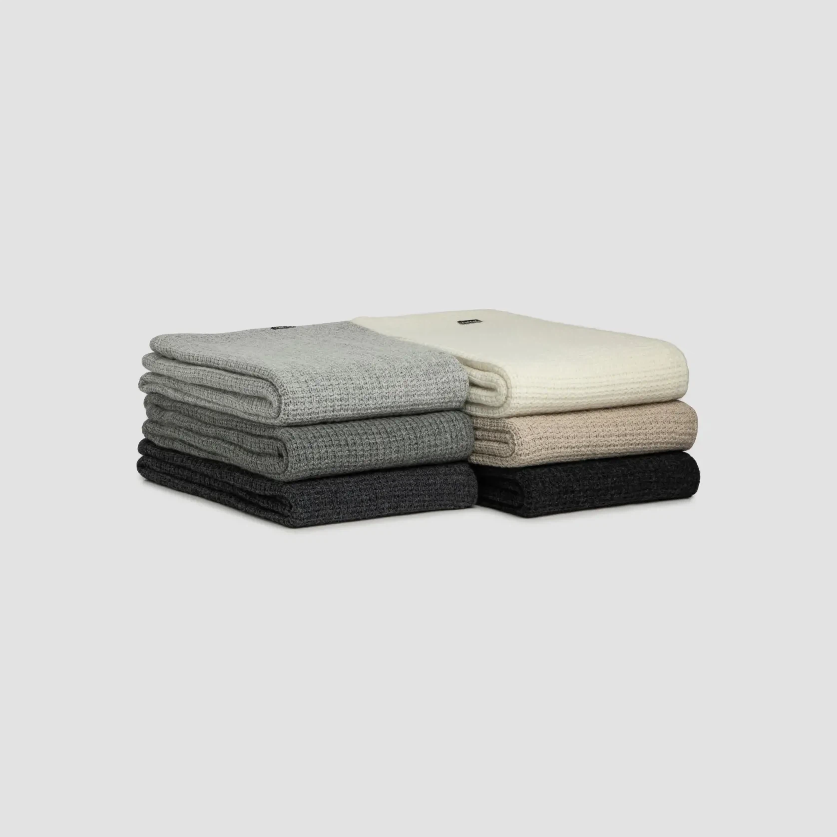 Chunky Box Angora & Merino Wool Throws gallery detail image