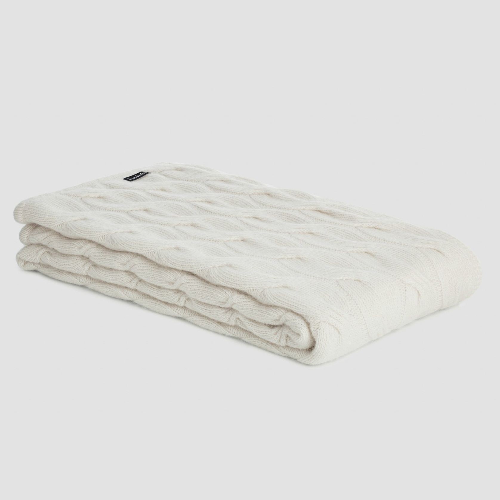 Chunky Cable Angora & Merino Wool Throws gallery detail image