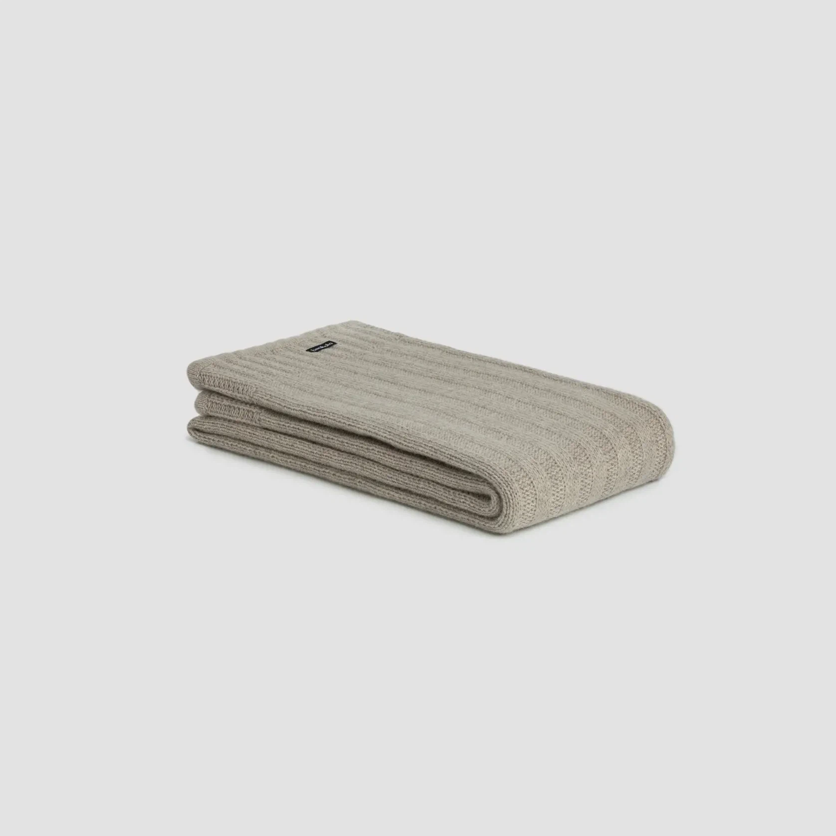 Chunky Rib Angora & Merino Wool Throws gallery detail image