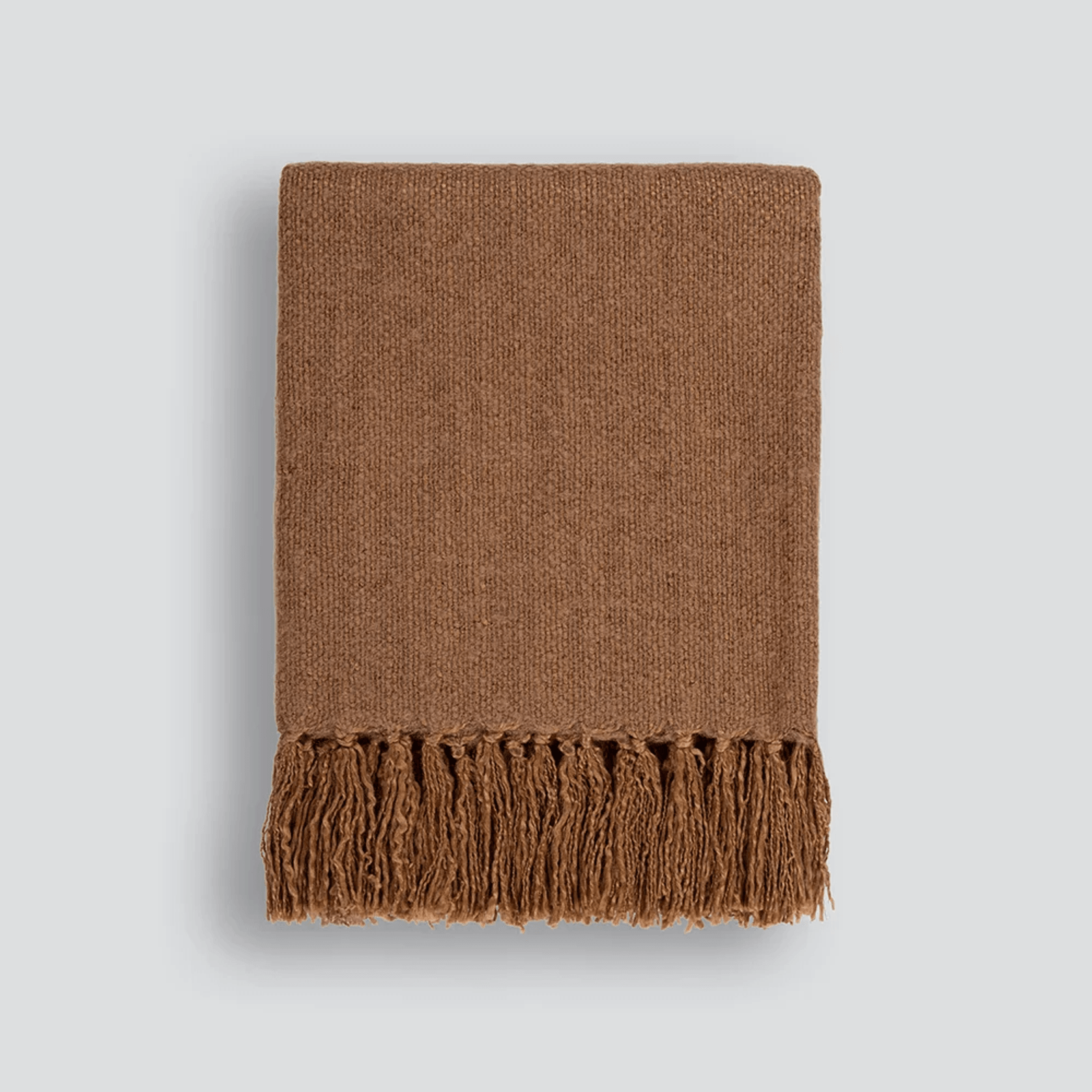 Baya Richmond Throw - Cinnamon | Acrylic/Wool Blend gallery detail image