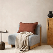 Baya Cromwell Throw - Taupe | Cotton Blend gallery detail image