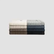 Flat Rib Cotton Throws gallery detail image