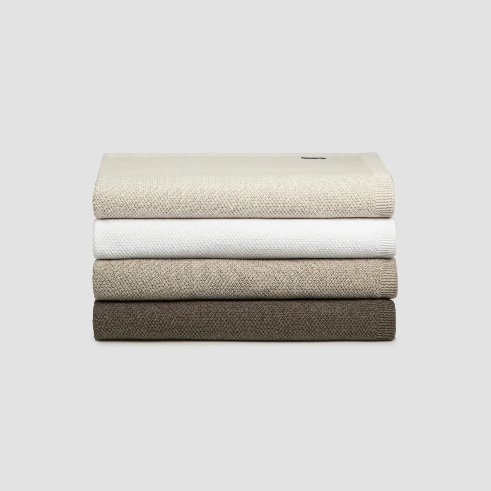 Moss Stitch Cotton Throws gallery detail image