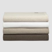 Moss Stitch Cotton Blankets gallery detail image