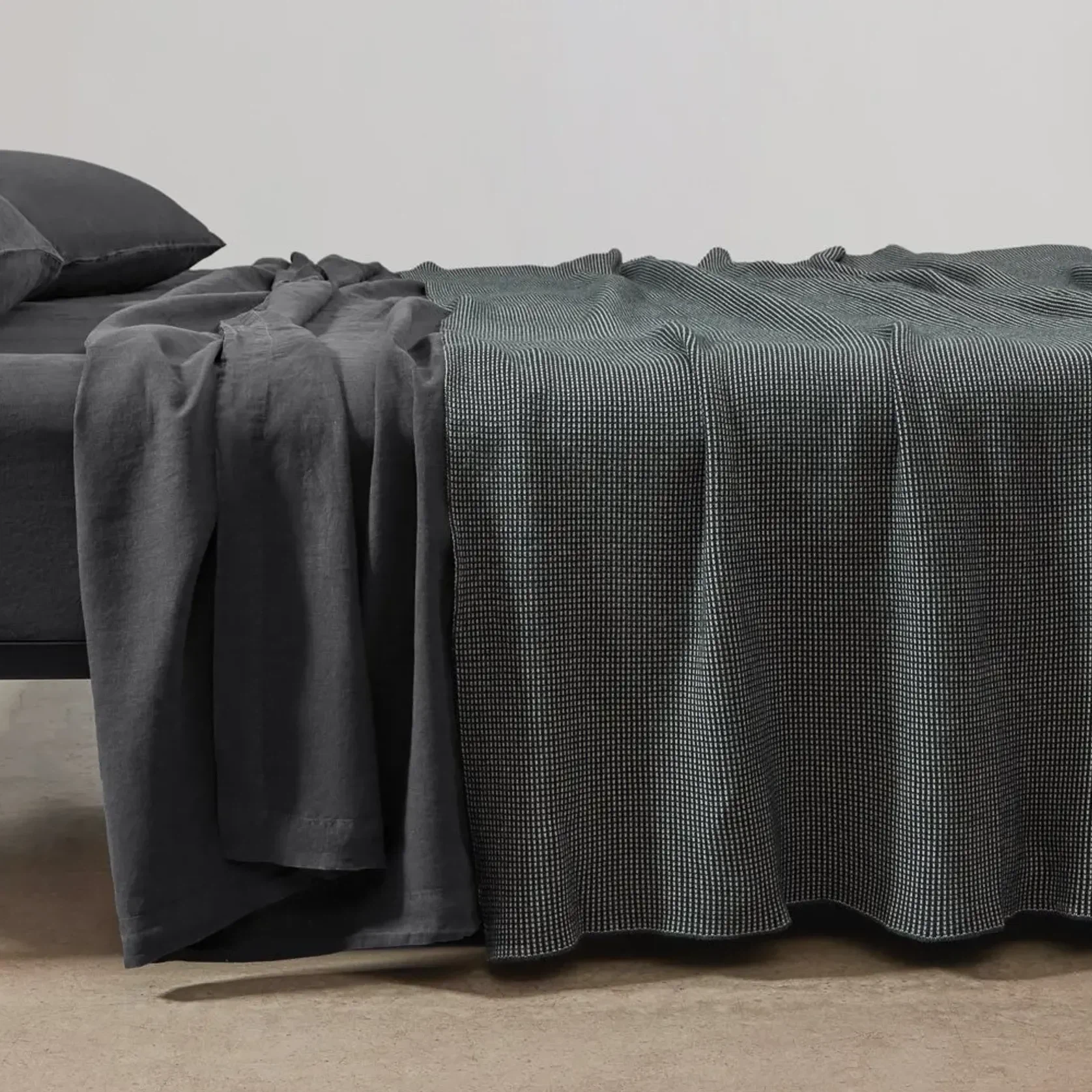 Reversible Box Knitted Weighted Blankets gallery detail image