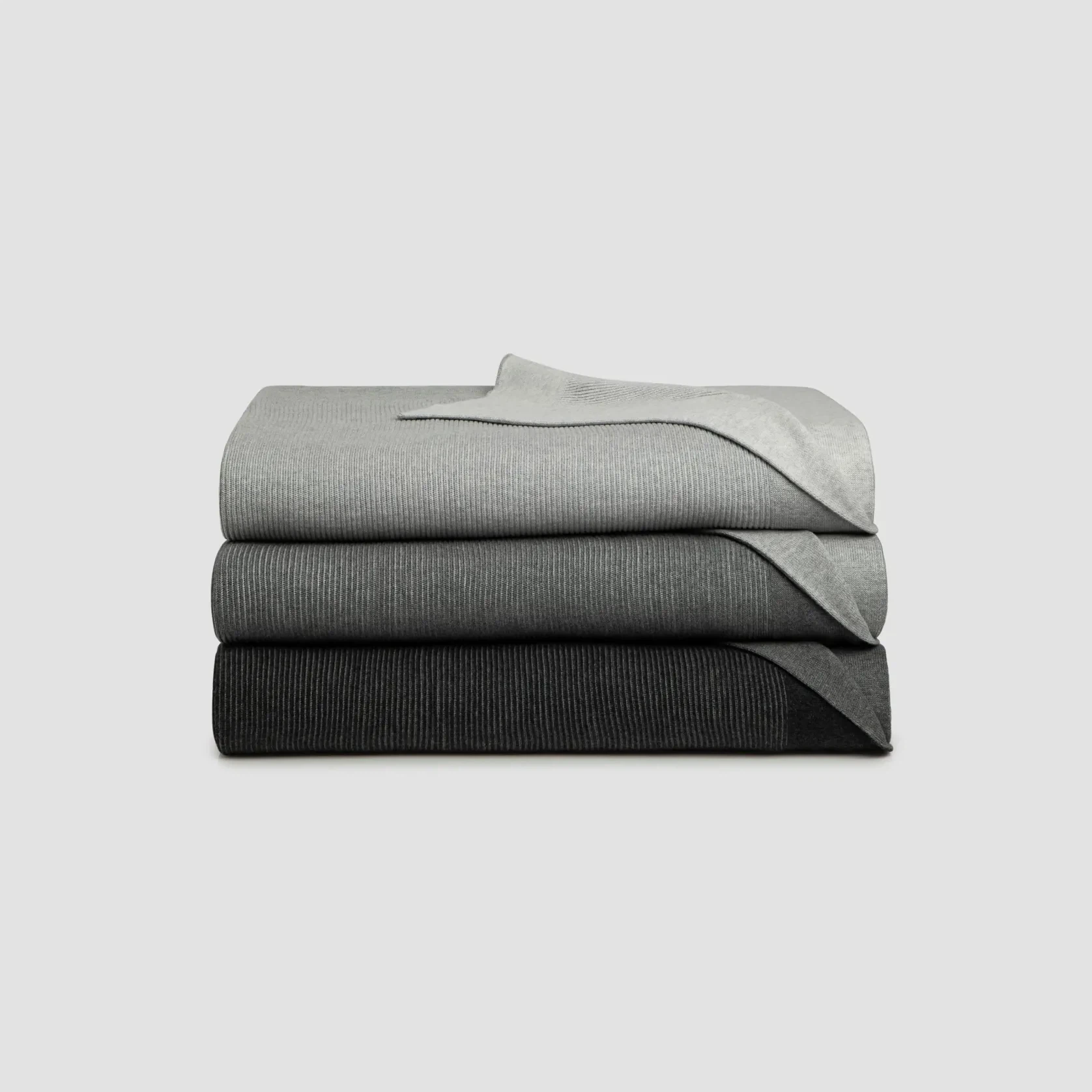 Reversible Rib Cotton Throws gallery detail image