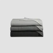 Reversible Rib Cotton Throws gallery detail image