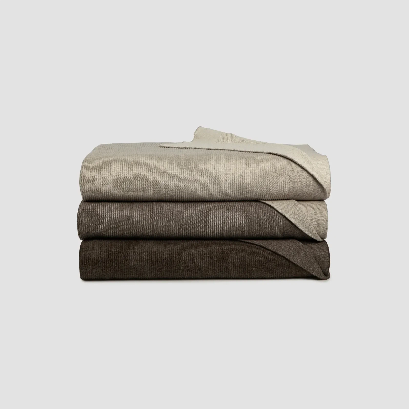 Reversible Rib Cotton Throws gallery detail image
