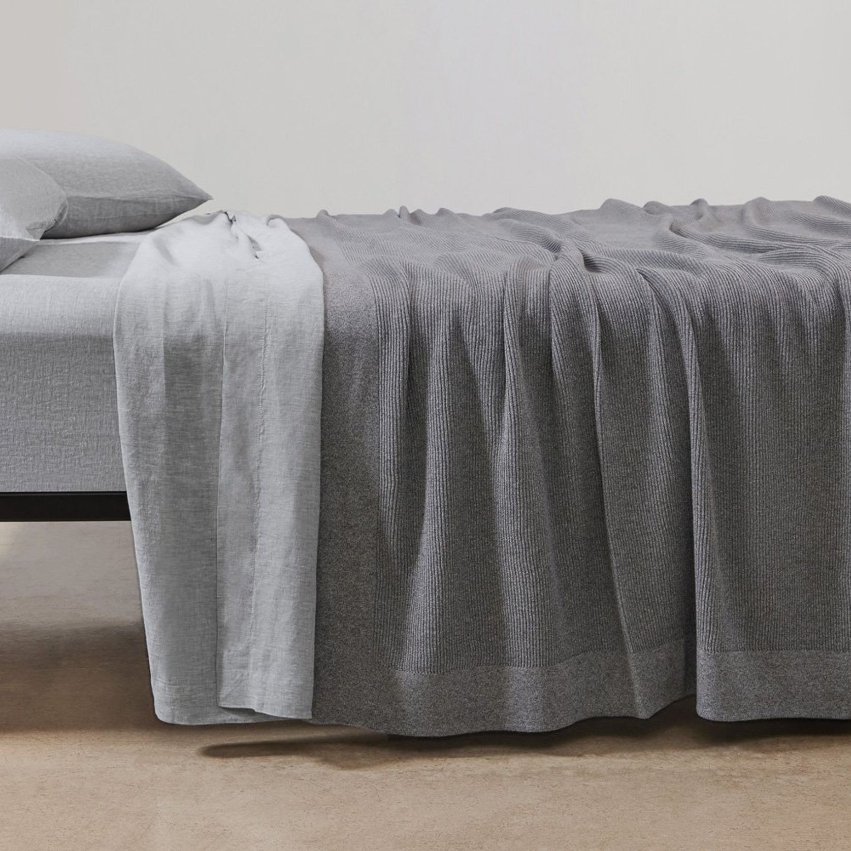 Rib Cotton Blankets gallery detail image