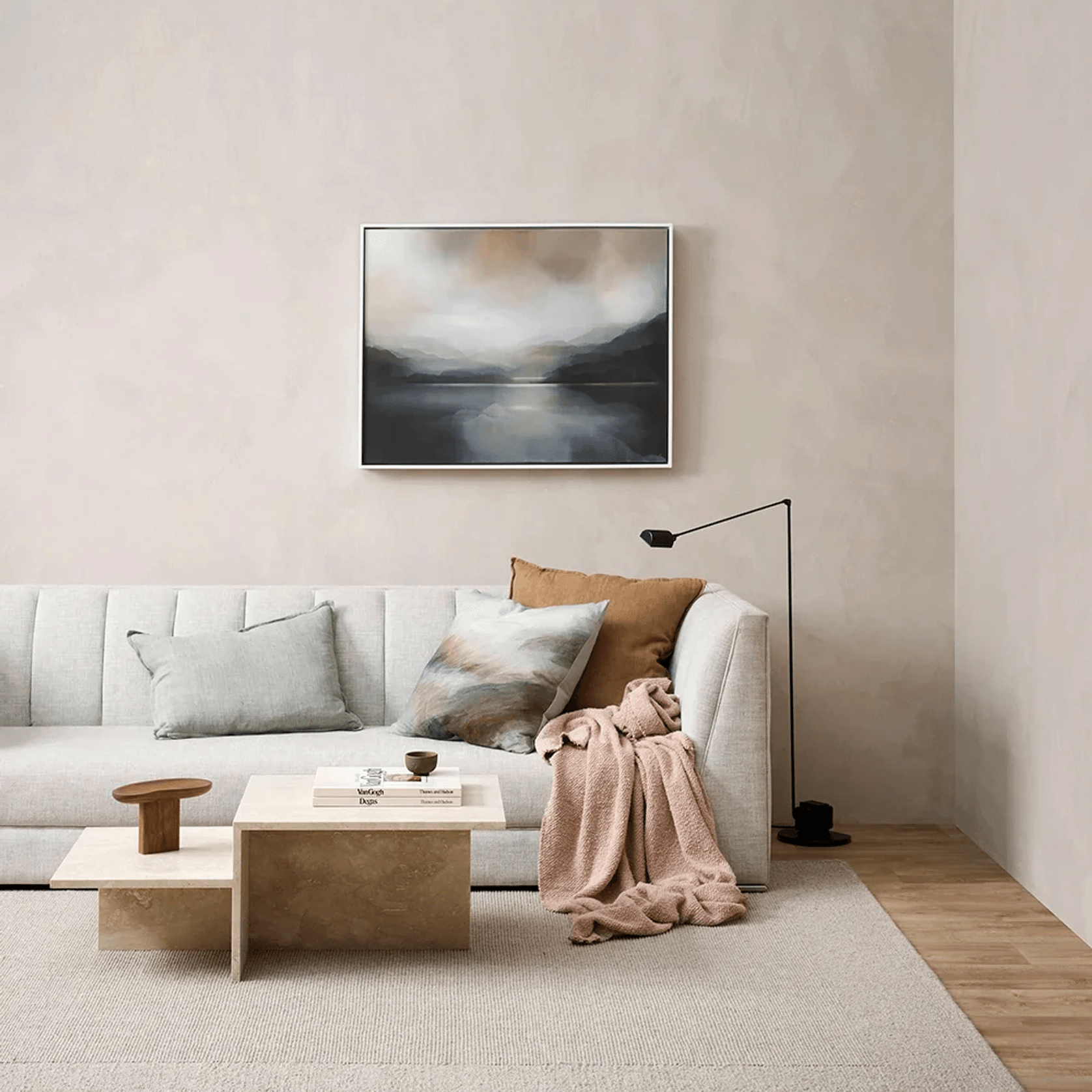 Baya Cromwell Throw - Blush | Cotton Blend gallery detail image