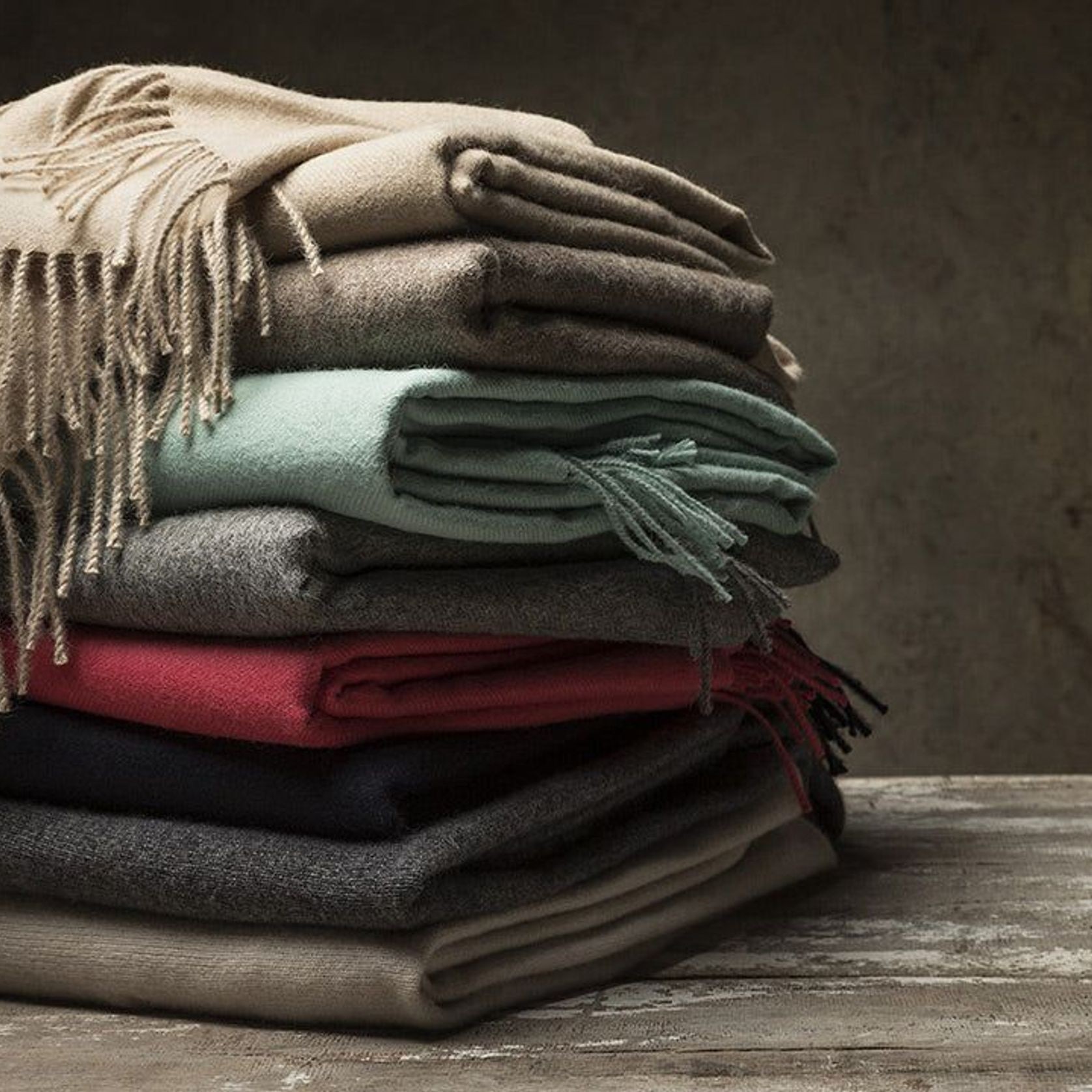 Fischbacher 1819 Alpaca Throw - Puro Blush gallery detail image