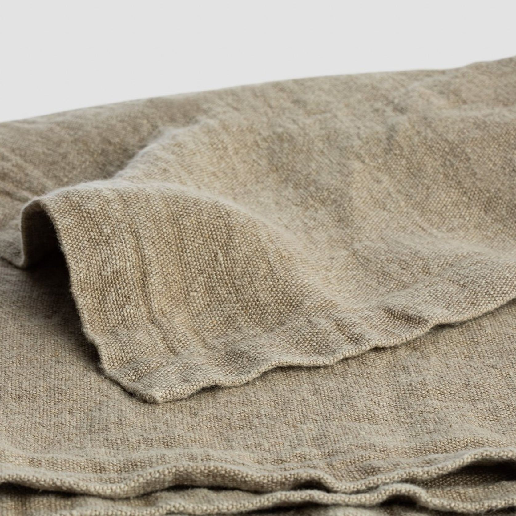 Heavy Flax Linen Blankets gallery detail image