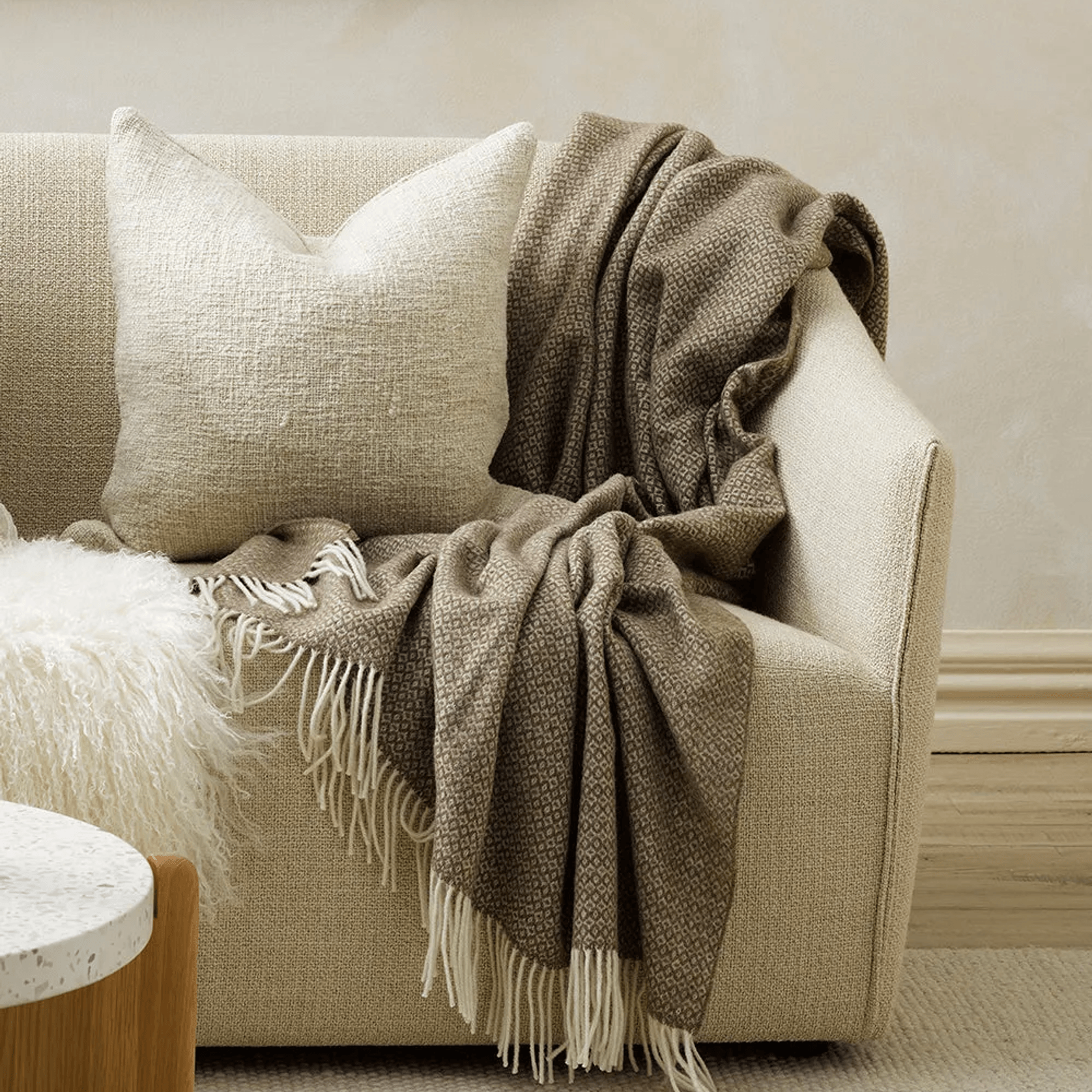 Baya Littano Throw - Carob gallery detail image