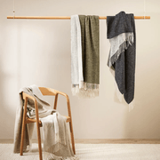 Baya Casa Throw - Anthracite | Merino Blend gallery detail image