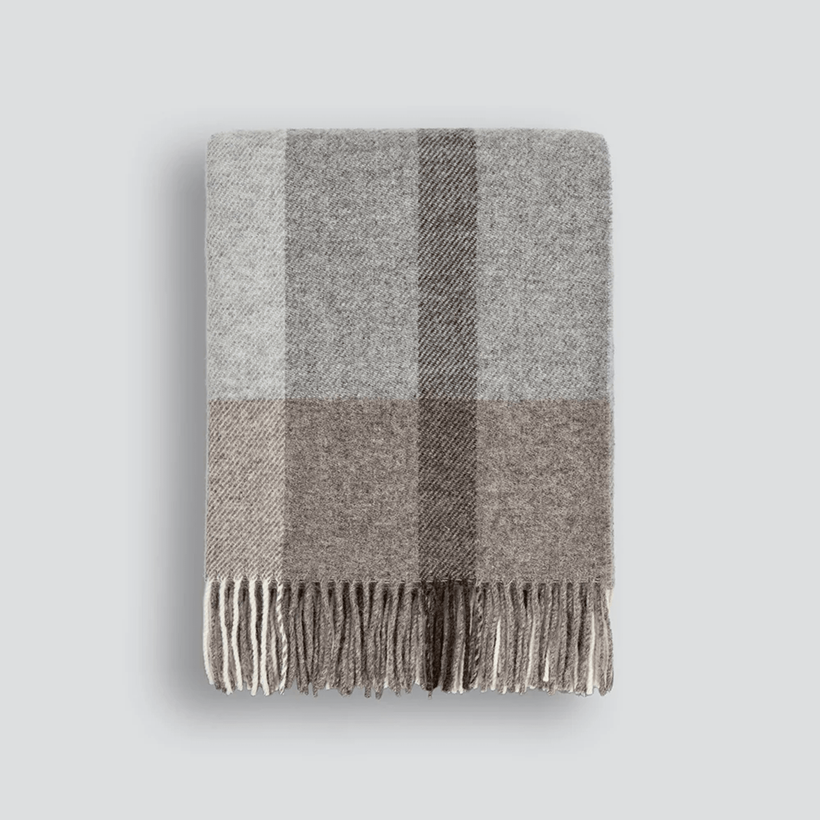 Baya Brunswick Throw - Fawn | Pure NZ Wool gallery detail image