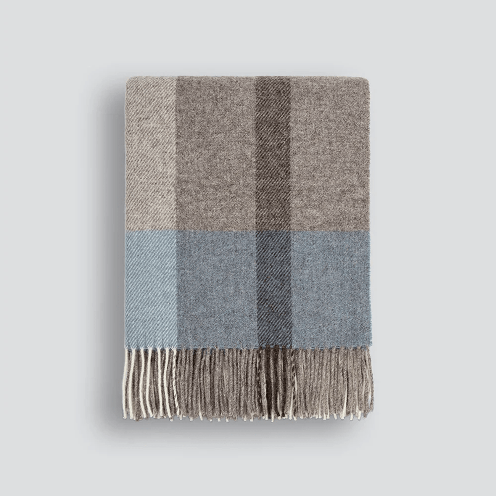 Baya Brunswick Throw - Sky | Pure NZ Wool gallery detail image