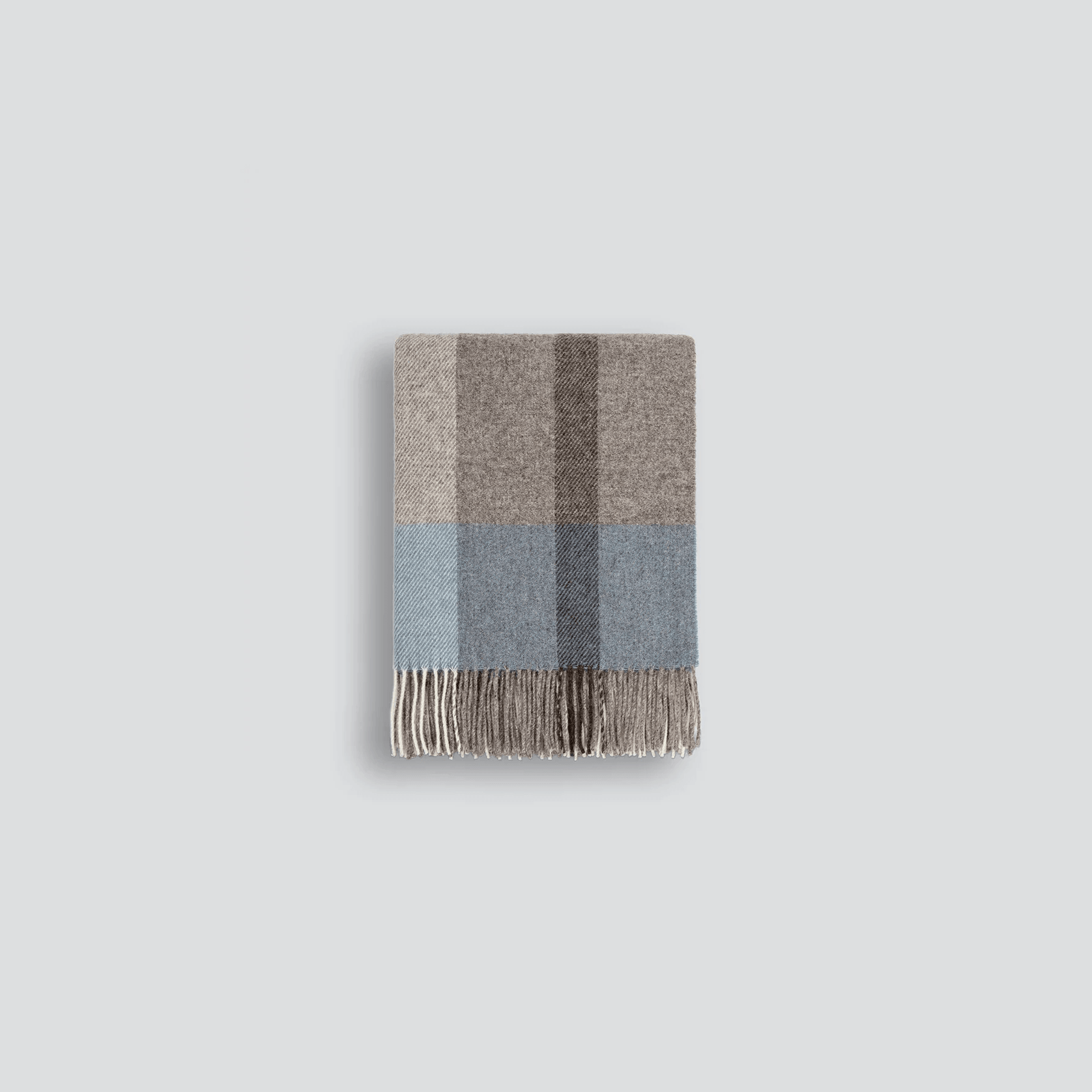 Baya Brunswick Throw - Sky | Pure NZ Wool gallery detail image