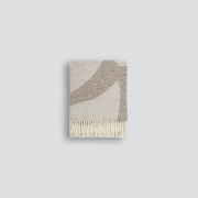 Baya Flagstone Throw Blanket - Fawn | 100% NZ Wool gallery detail image
