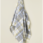 NZ Wool Throw - Portree Duck Egg | 100% Merino Wool gallery detail image