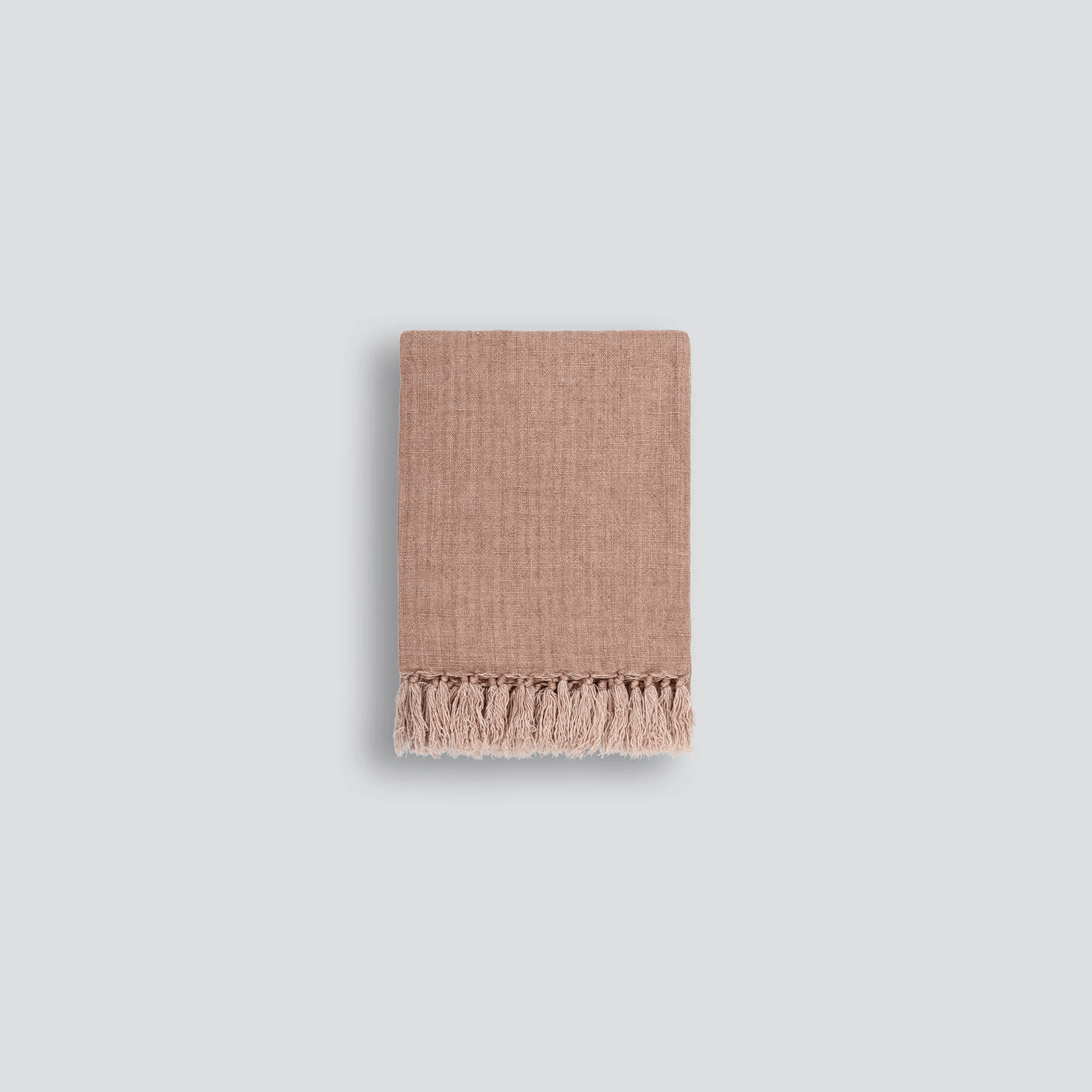 Baya Millhouse Throw - Clay | 100% Linen gallery detail image