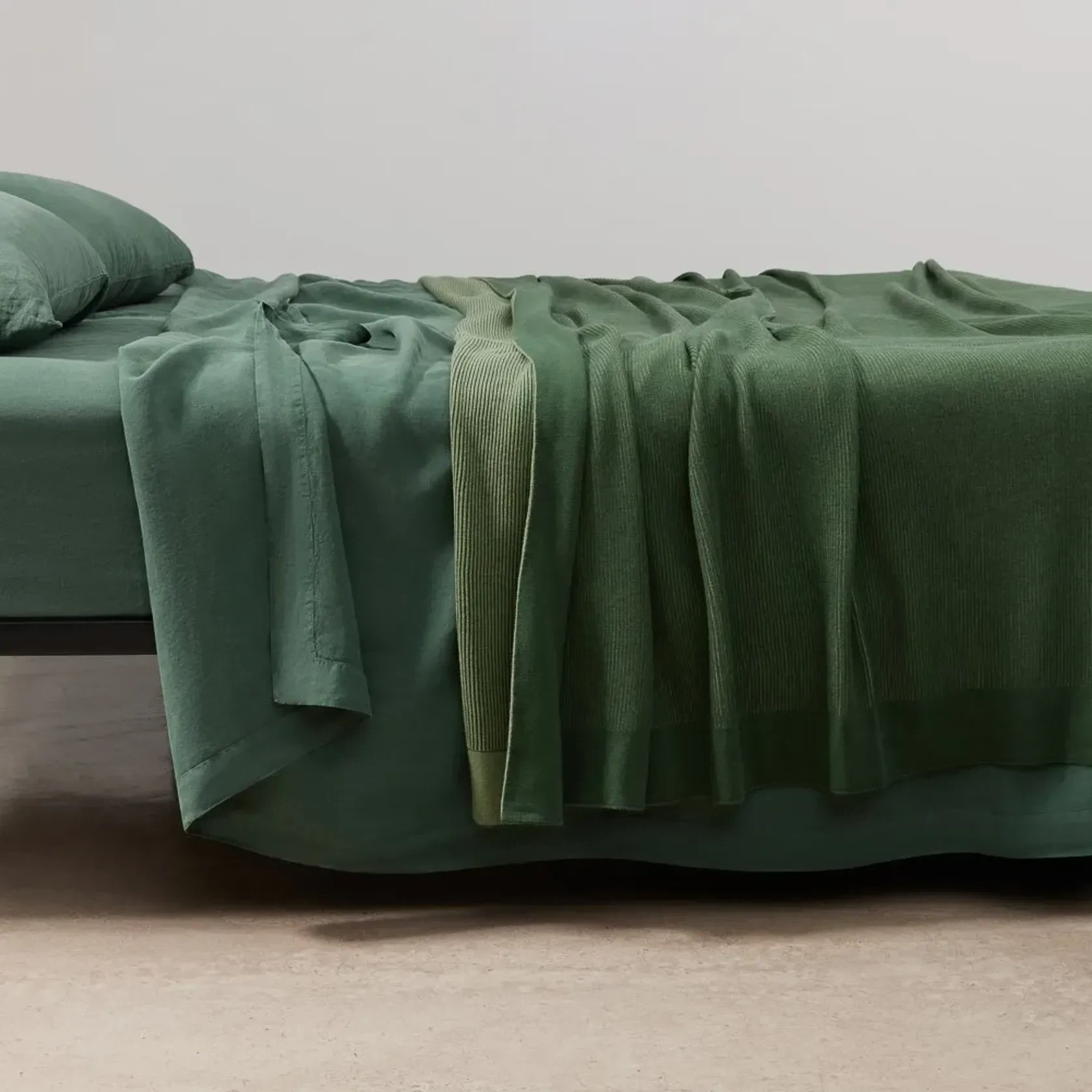 Reversible Rib Cotton Throws gallery detail image