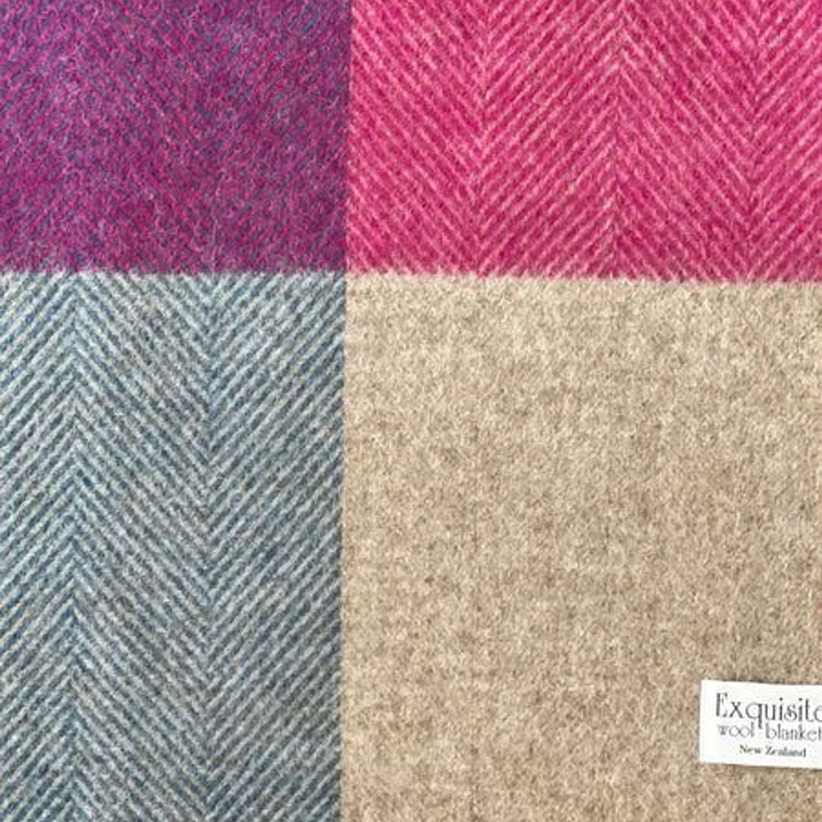 NZ Wool Throw - Harland Multi | 100% Pure Wool gallery detail image