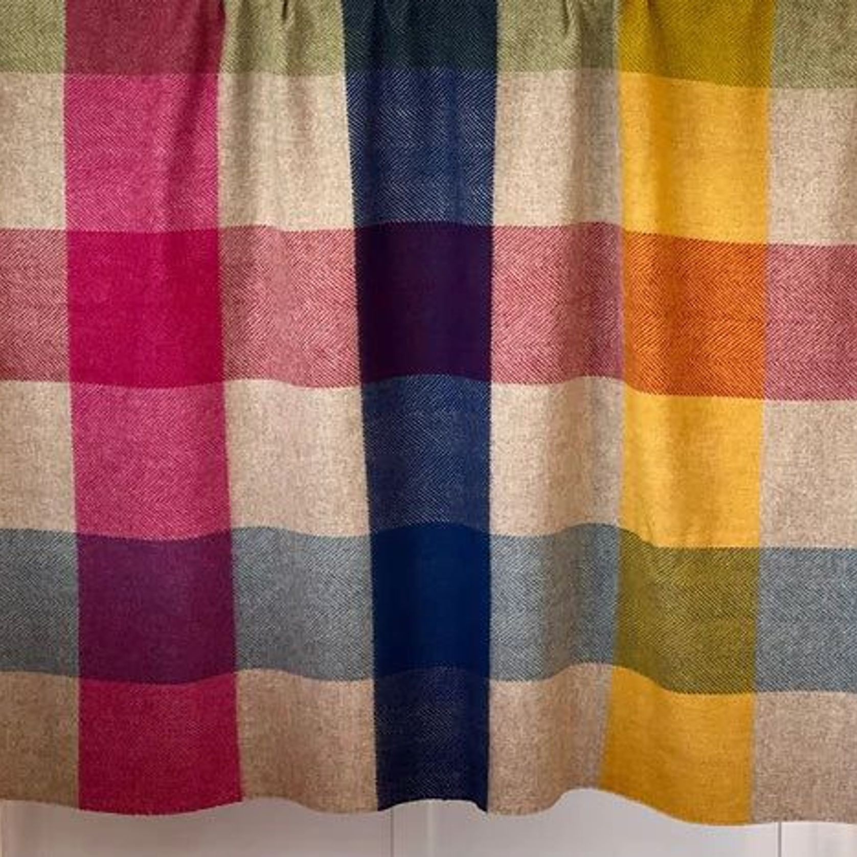 NZ Wool Throw - Harland Multi | 100% Pure Wool gallery detail image