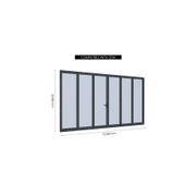 Tasman Wall Mounted Pergola Bifold Glass Door gallery detail image