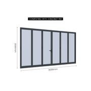 Bifold Glass Door For Pacific Freestanding Pergola gallery detail image