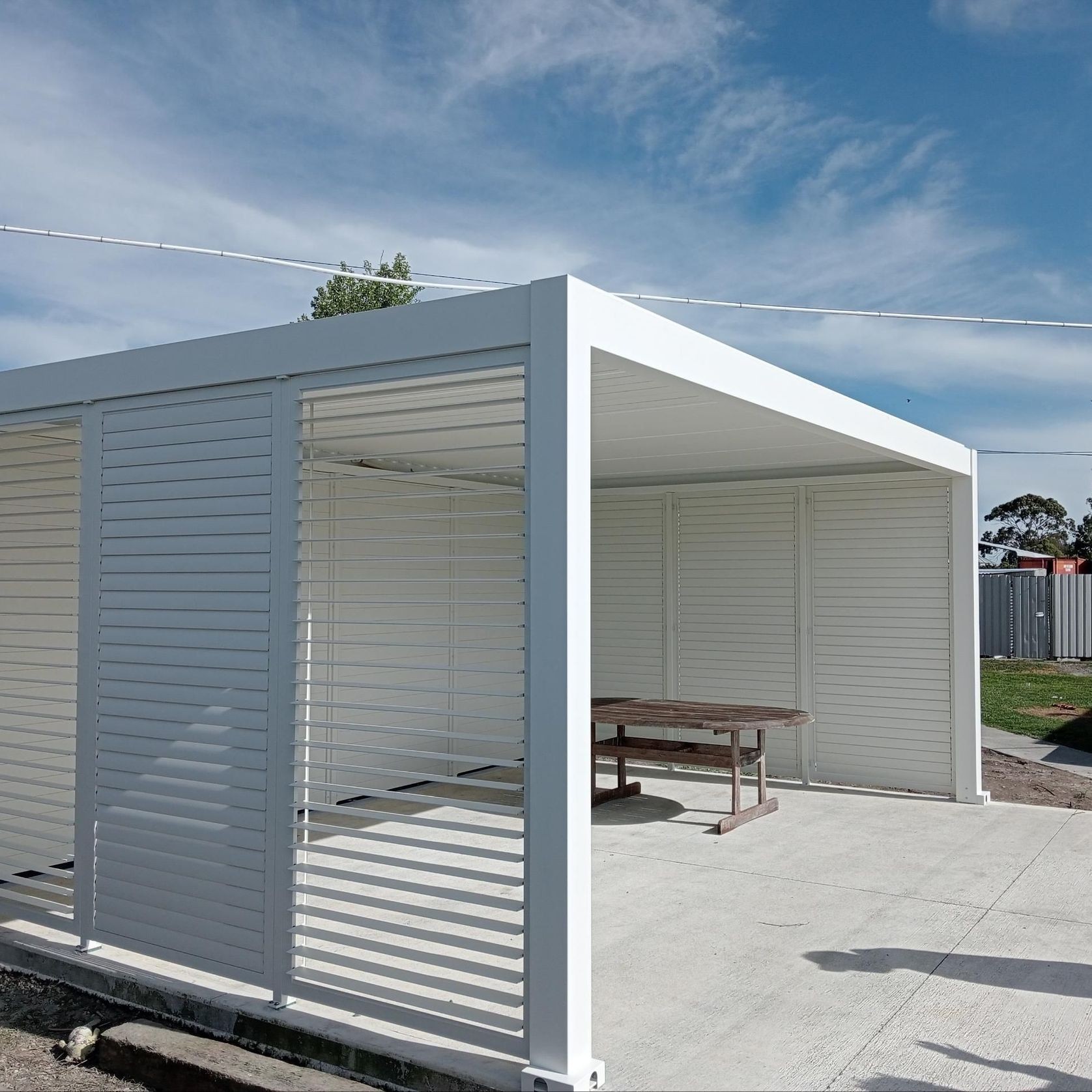 Bifold Glass Door For Caribbean Wall Mounted Pergola gallery detail image
