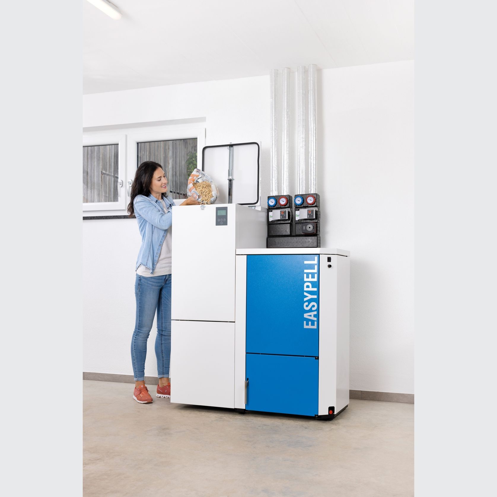 Easypell Pellet Boiler Package (Wood Pellet Boiler) gallery detail image