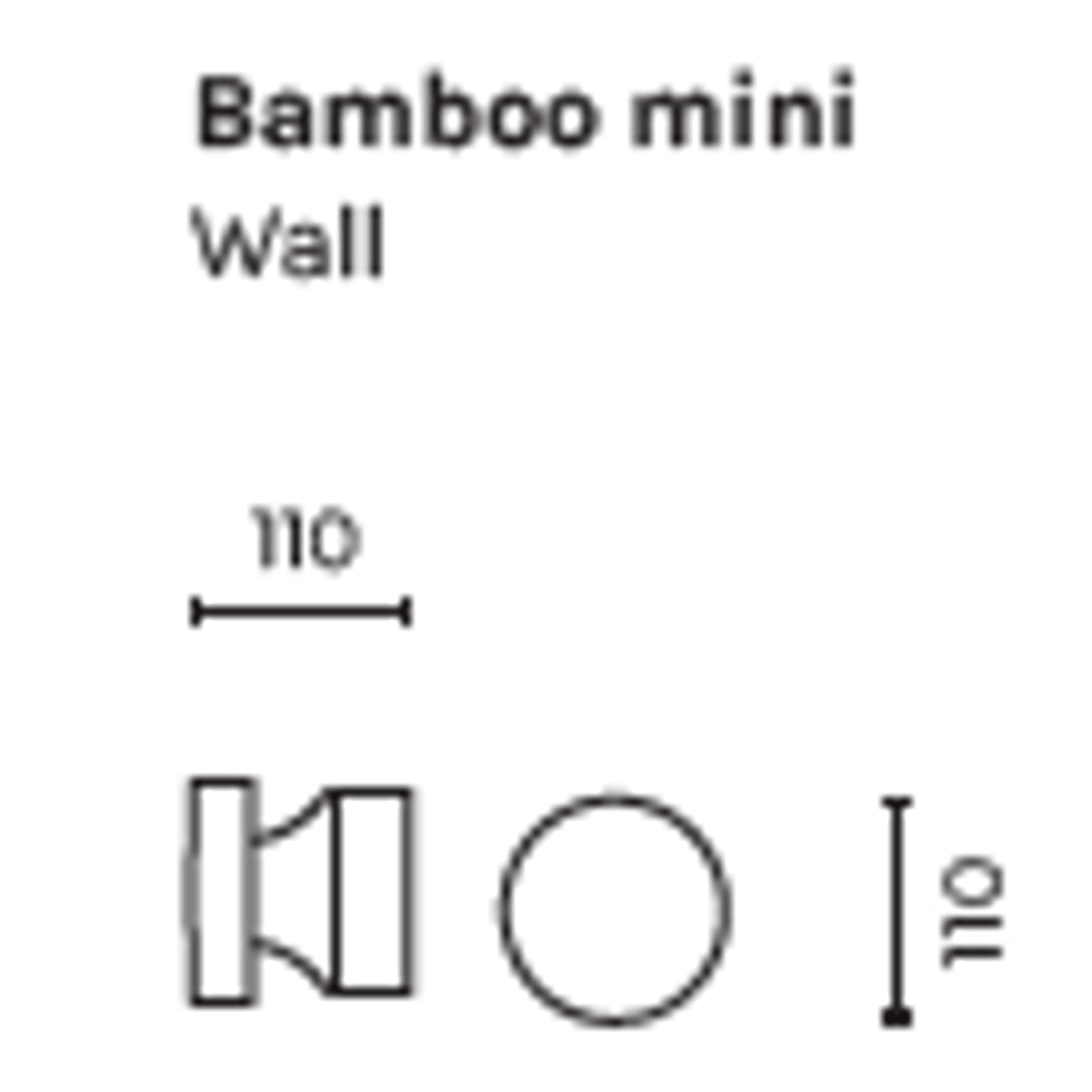 BAMBOO MINI Bollard by Cariboni gallery detail image