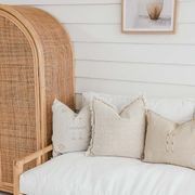 Rattan Arched 2 Door Shelving Unit – Natural gallery detail image