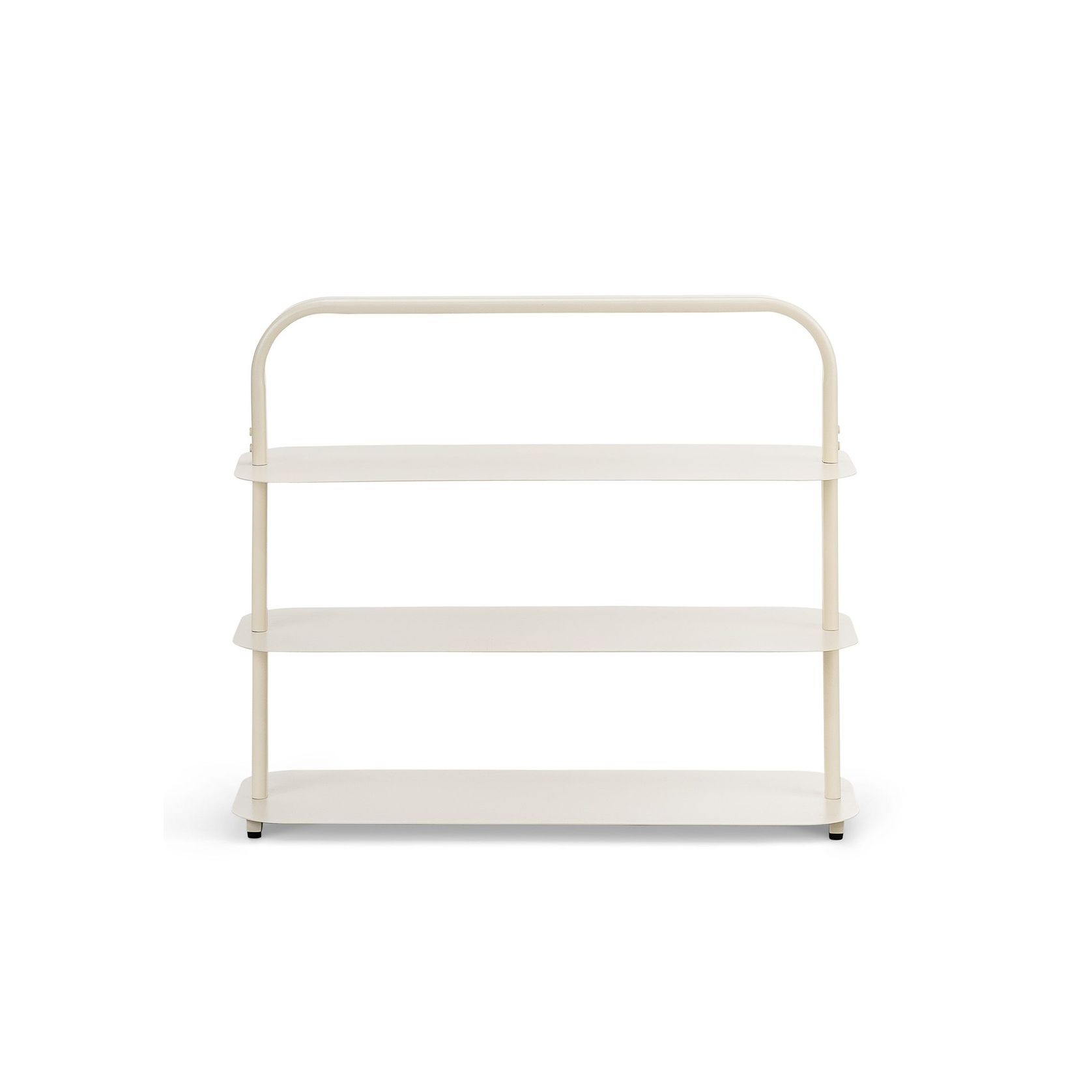 Tresta 3 Tier Low Shelf | Beige Cream gallery detail image