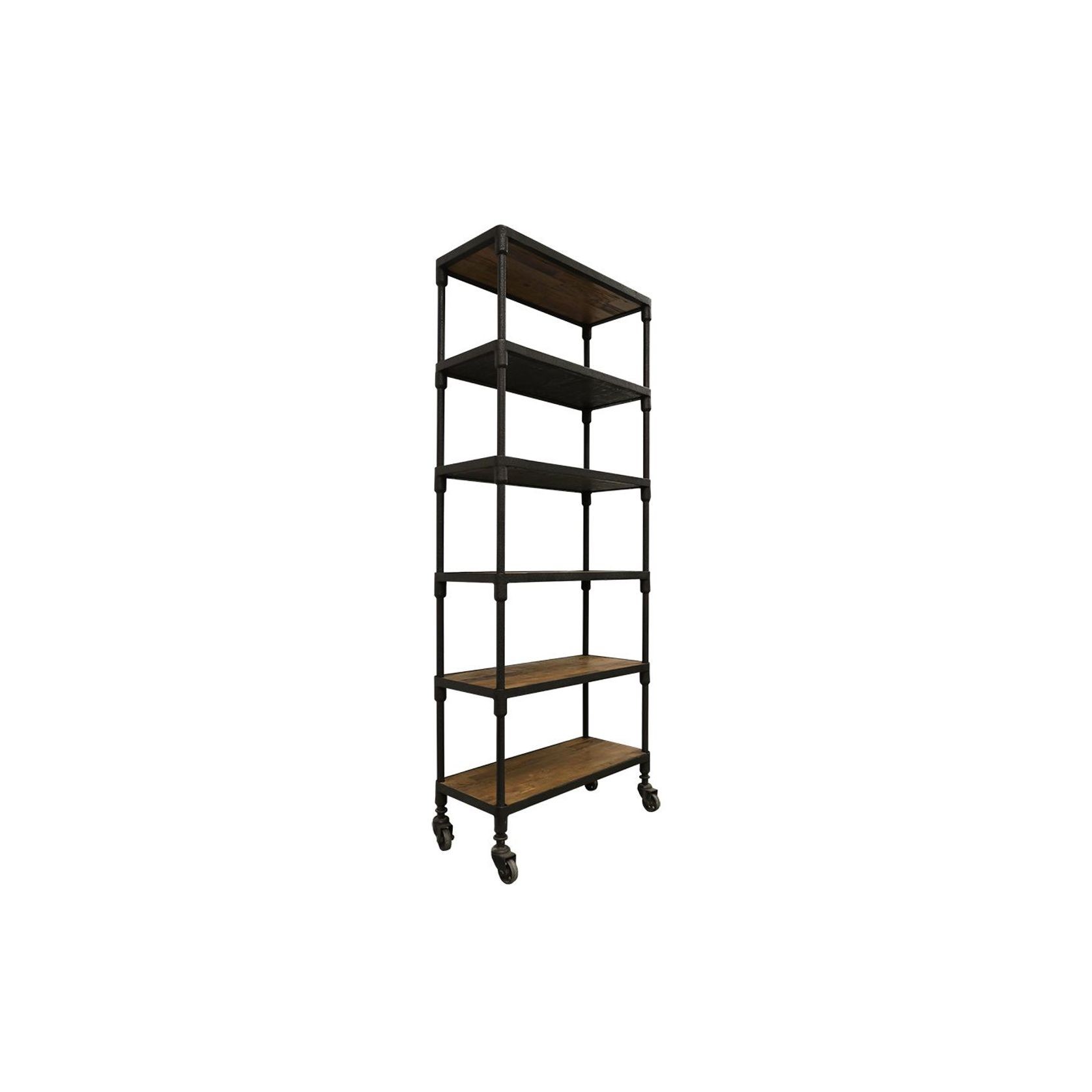 Industrial Metal Bookshelf - Narrow gallery detail image