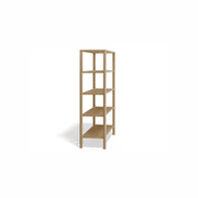 Nordica Bookshelf - 4 Tier Solid Oak (large) gallery detail image