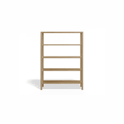 Nordica Bookshelf - 4 Tier Solid Oak (large) gallery detail image