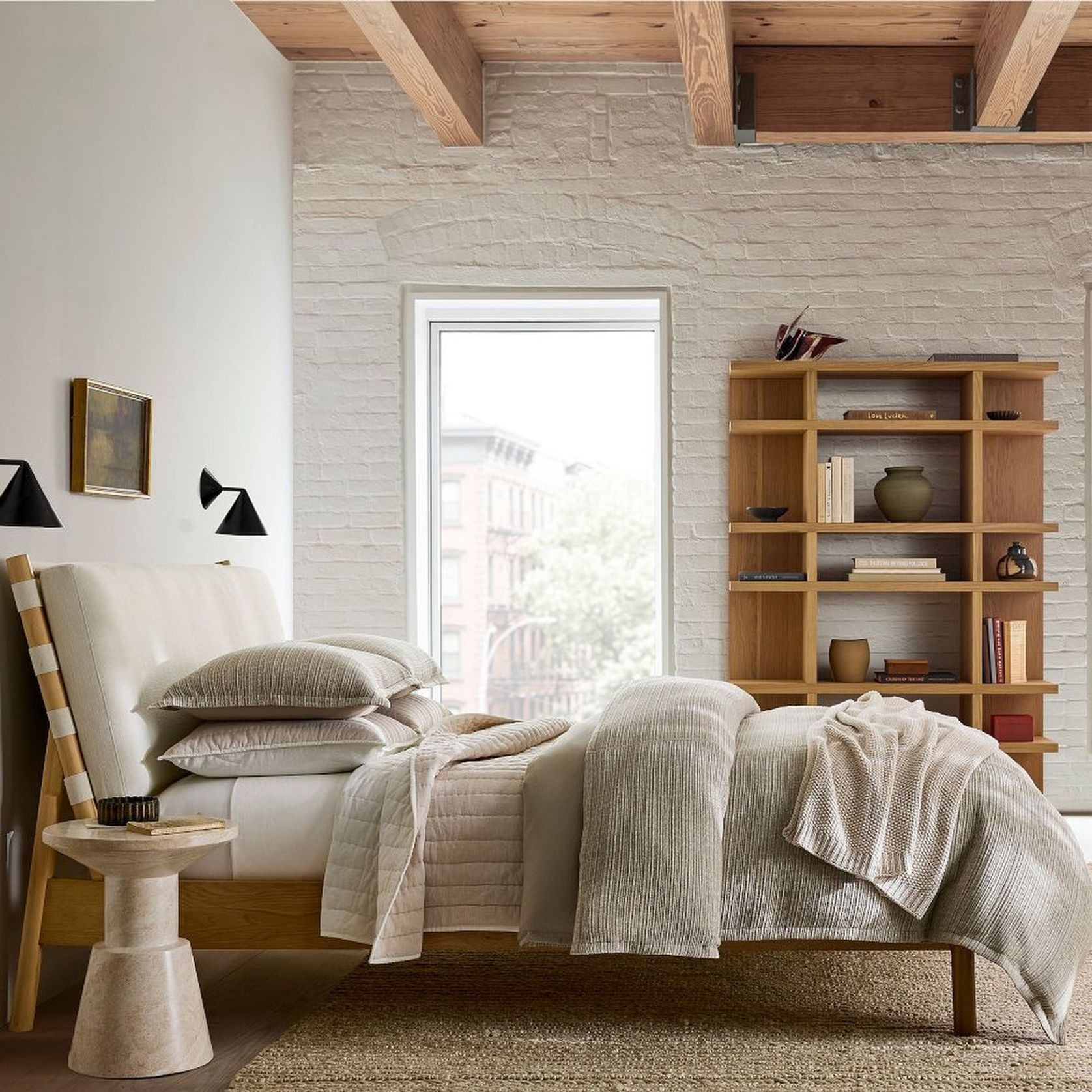 Wallace Modular Narrow Shelf Unit gallery detail image