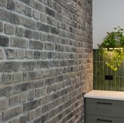 Loft Brick Wall Panels by Muros | Anthracite Finish gallery detail image