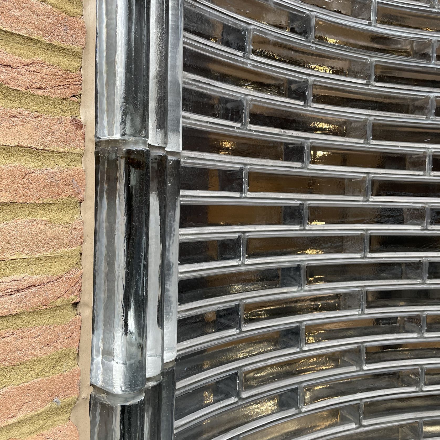 Poesia Mottled Cast Glass Bricks gallery detail image