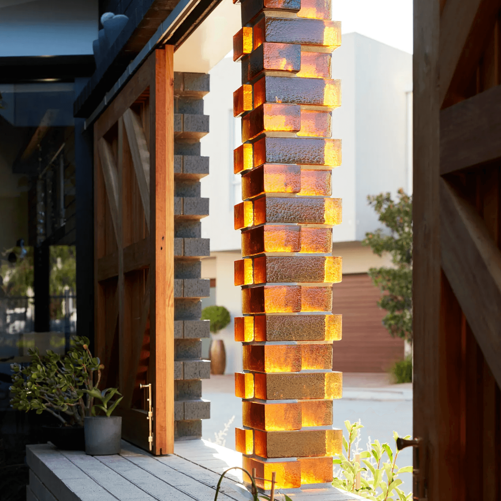 Venetian Glass | Golden Amber gallery detail image