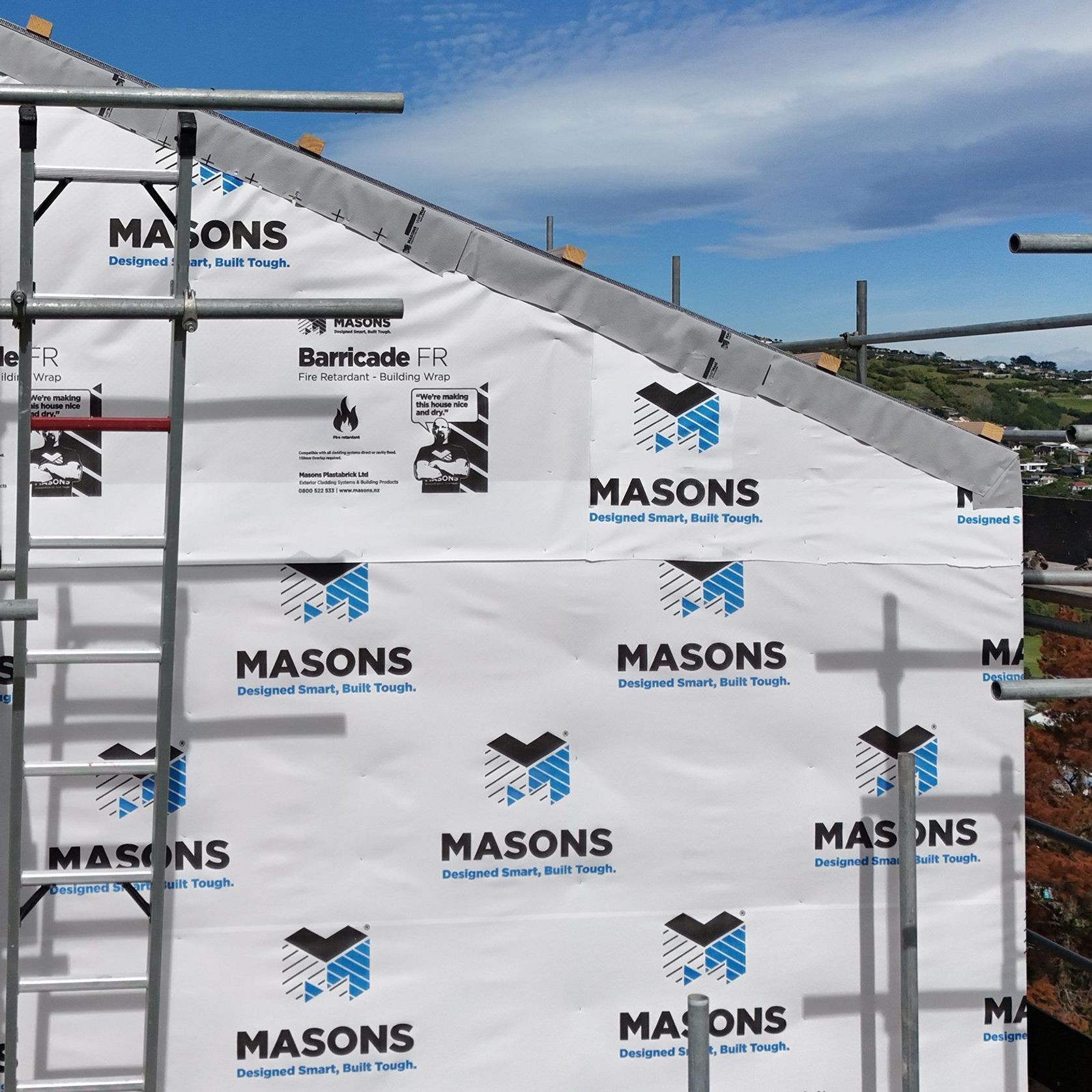 Masons Barricade FR Fire-Retardant Building Wrap gallery detail image
