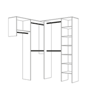 Basic L-Shape Walk In Wardrobe gallery detail image