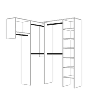 Basic L-Shape Walk In Wardrobe gallery detail image