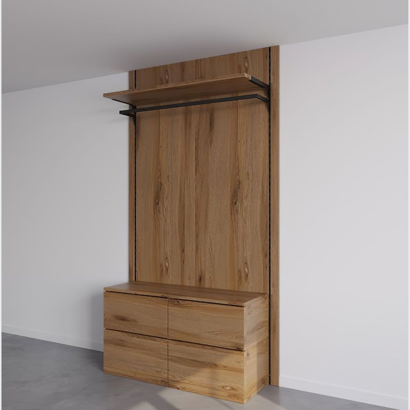 The Simple Shirt | Concealed Kitset Wardrobe gallery detail image