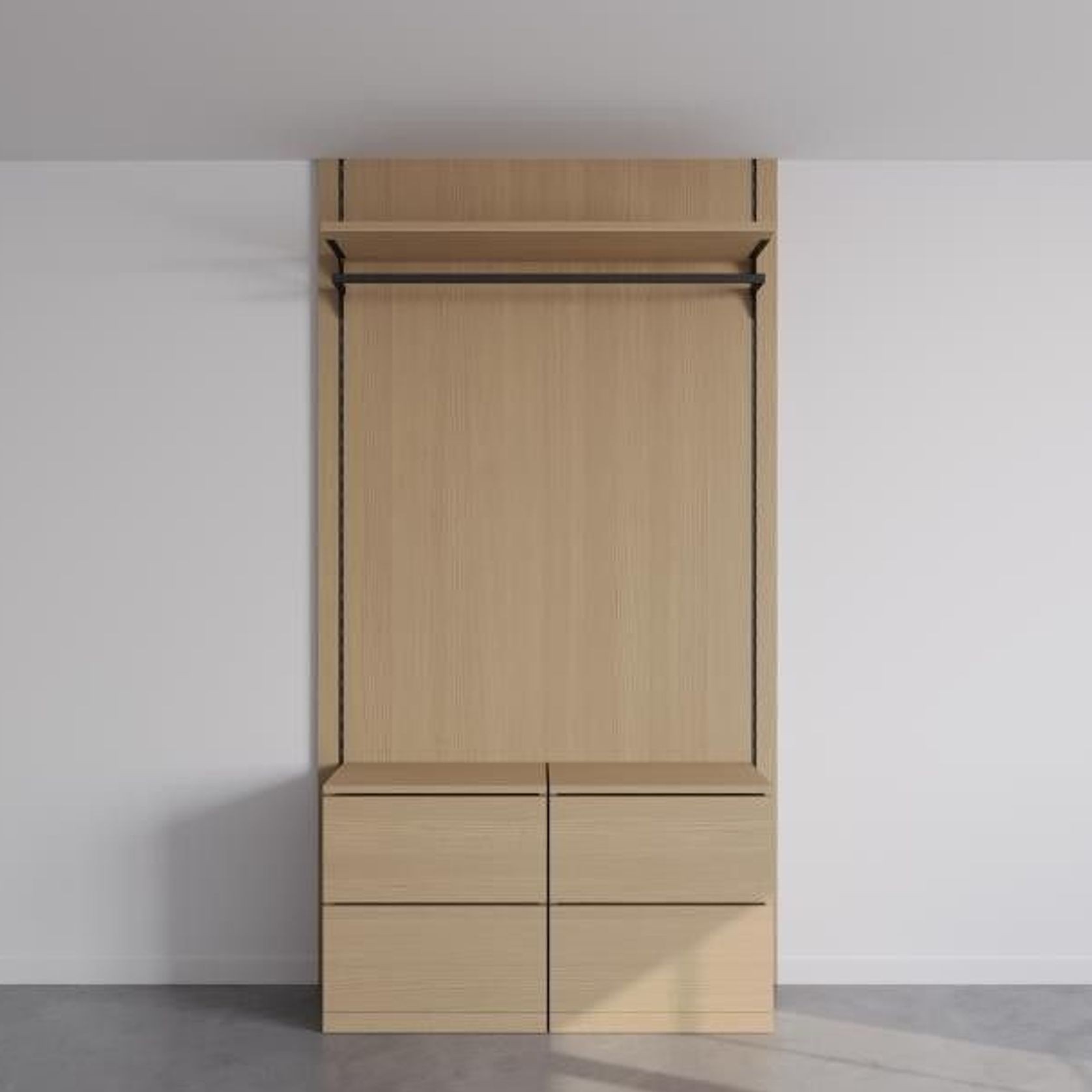 The Simple Shirt | Concealed Kitset Wardrobe gallery detail image