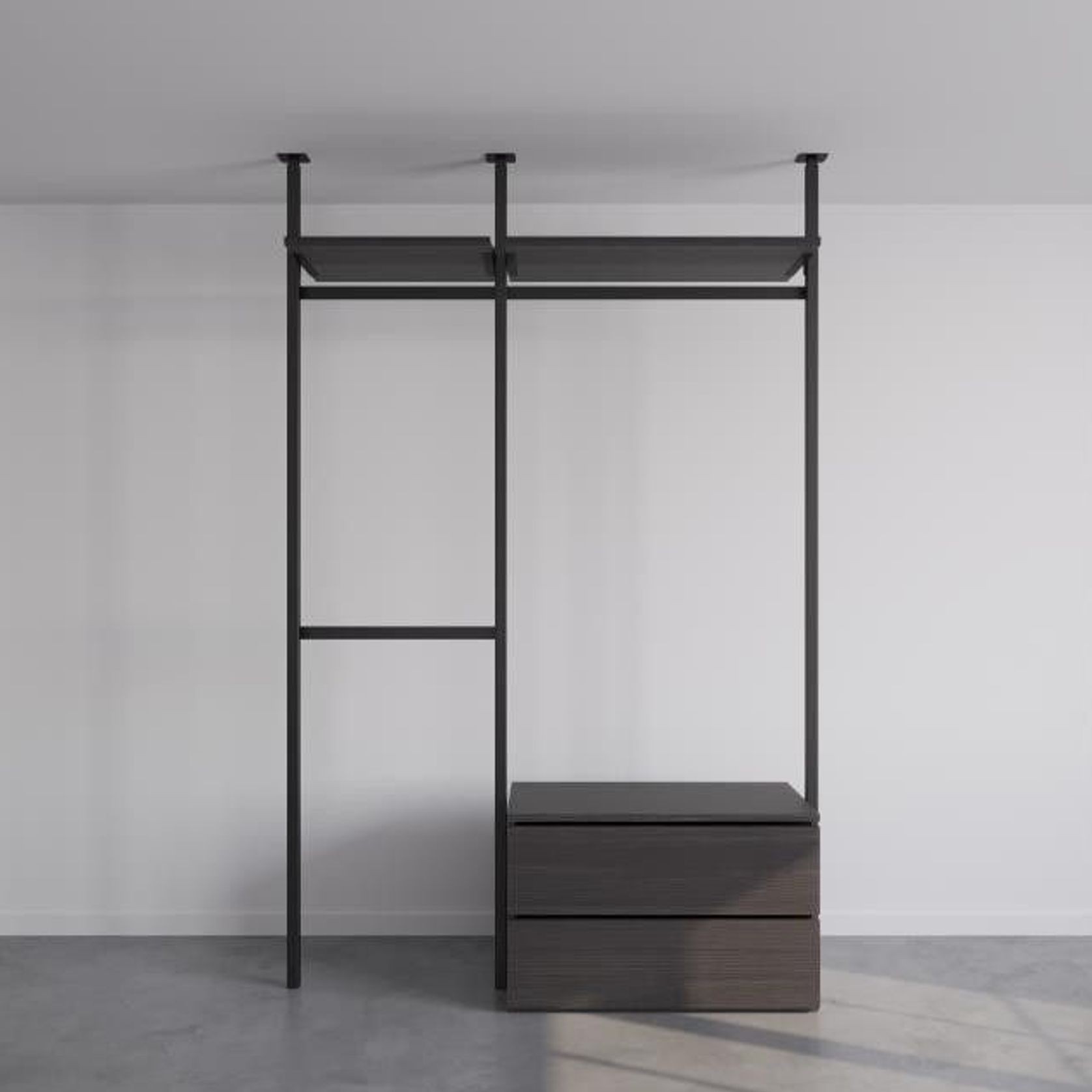 The Sophisticated LBD | Ceiling Fixed Wardrobe gallery detail image