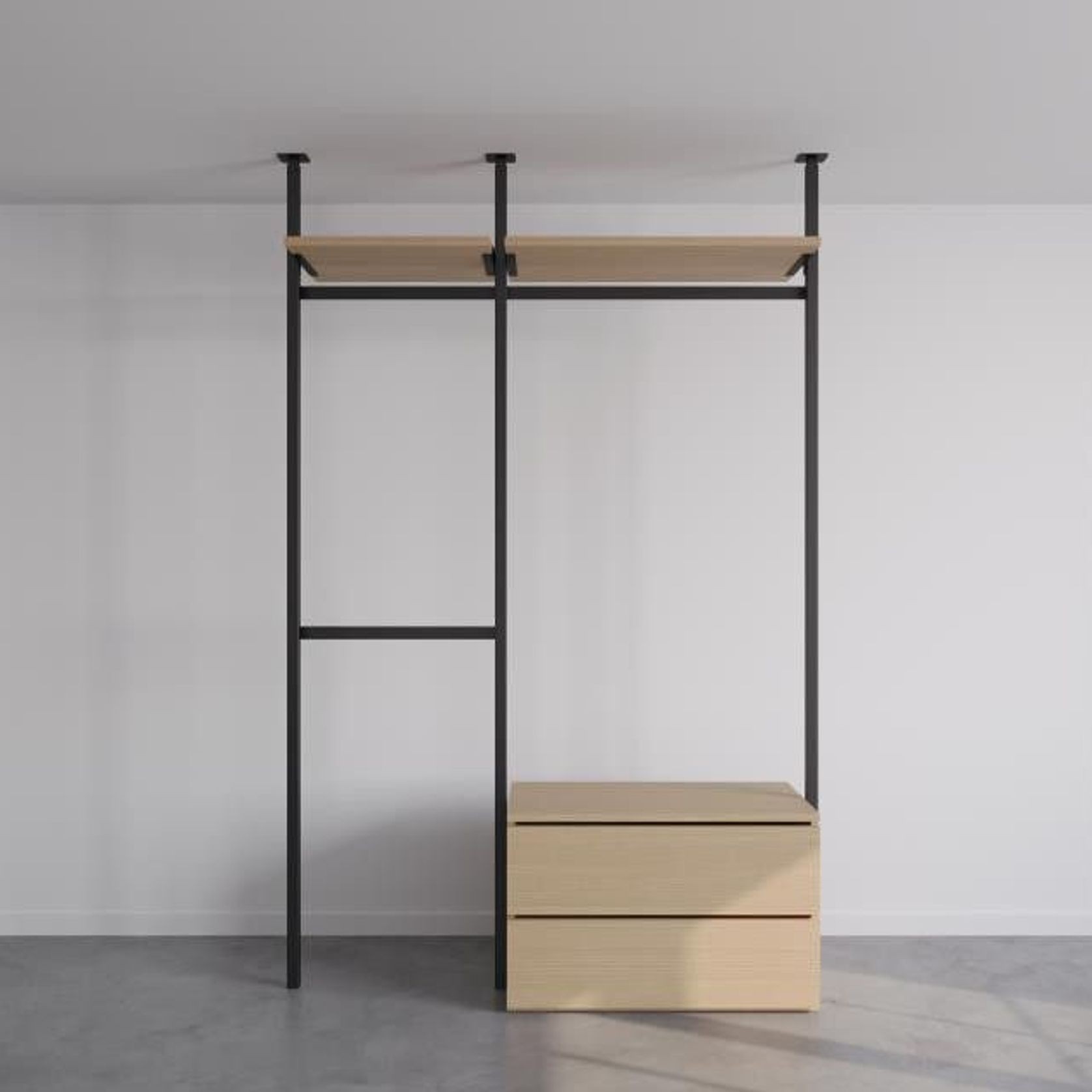 The Sophisticated LBD | Ceiling Fixed Wardrobe gallery detail image